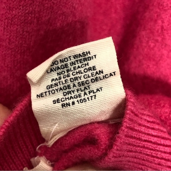 Ulla Johnson Katerina Puff Sleeve Merino Wool Crew Neck Sweater - Fuchsia size S - Picture 7 of 11